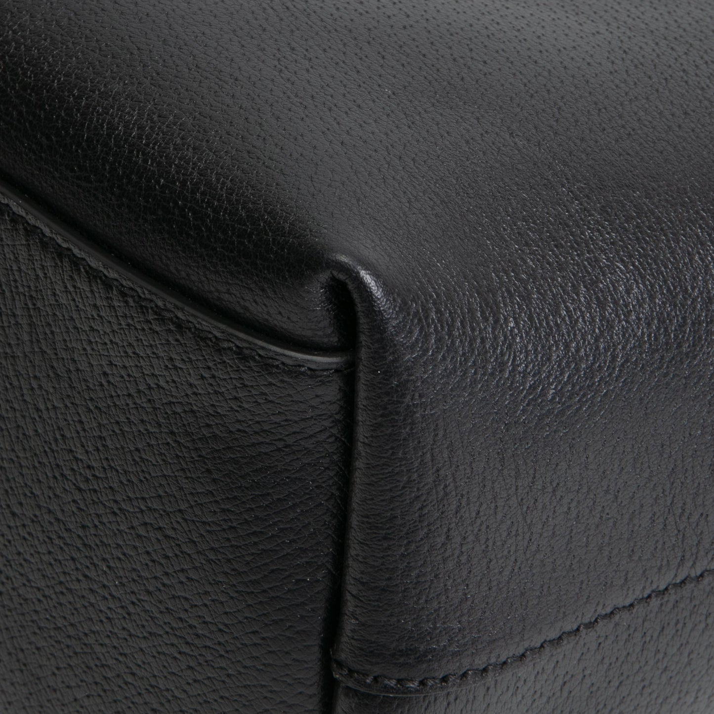 GUCCI Leather Ophidia Web Medium Tote - Black