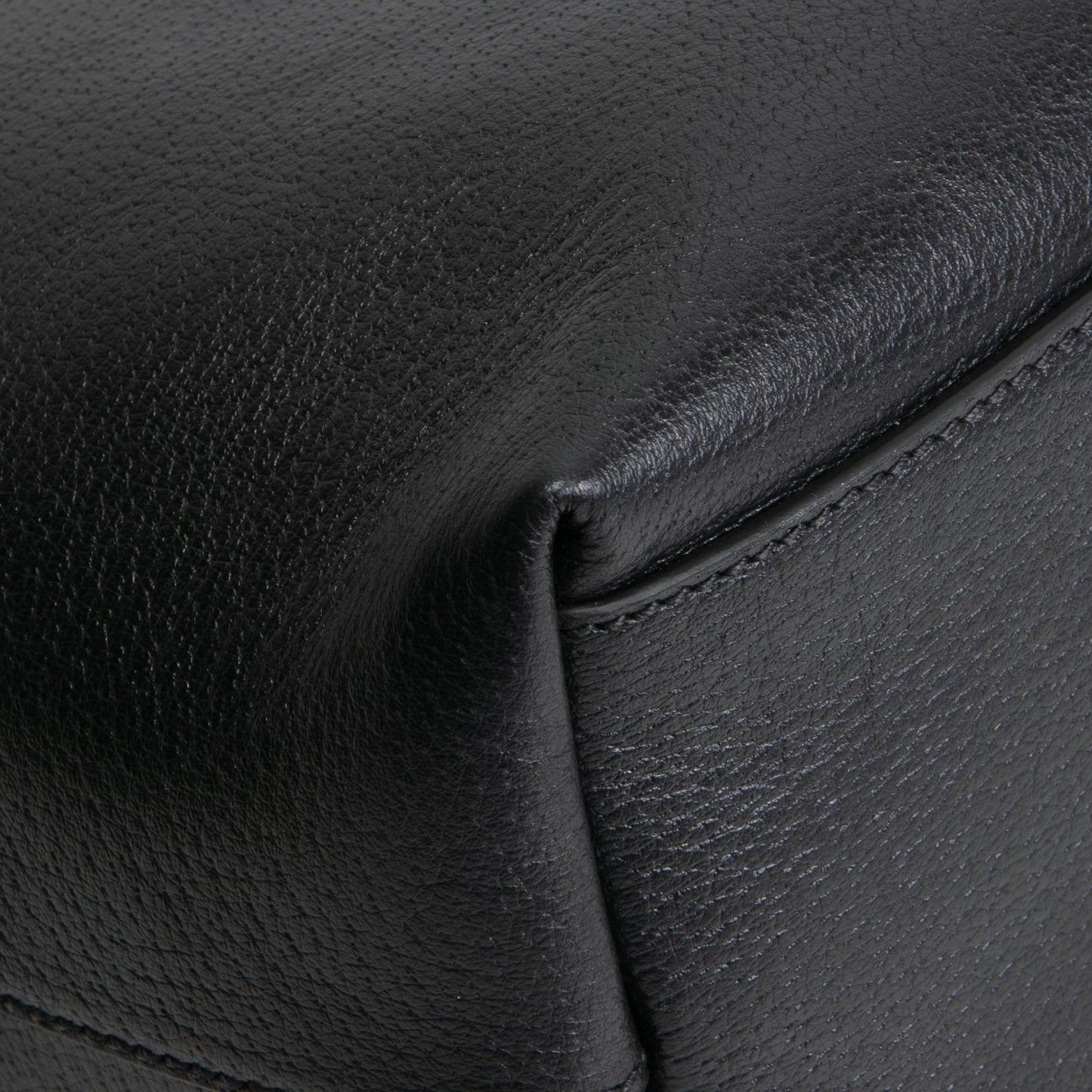 GUCCI Leather Ophidia Web Medium Tote - Black