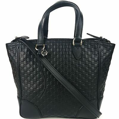 Gucci Guccissima Black Leather Tote