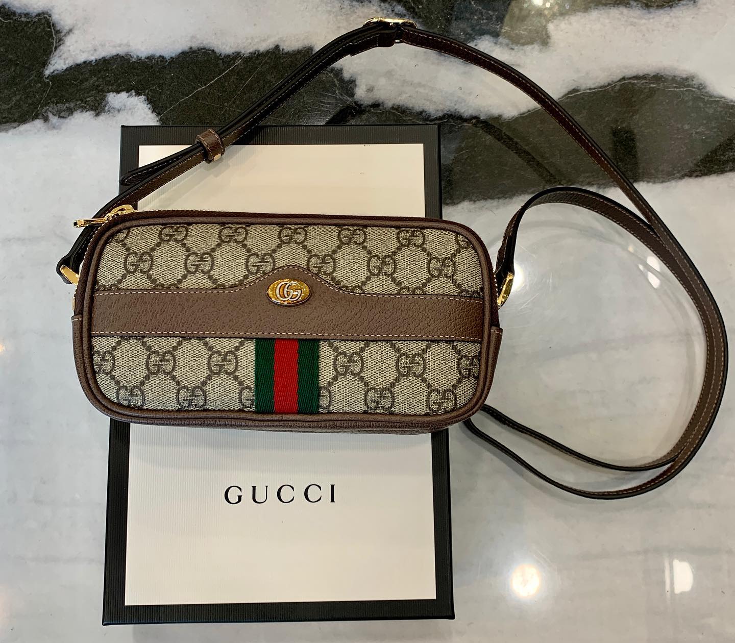GUCCI GG OPHIDIA MINI CROSSBODY BAG