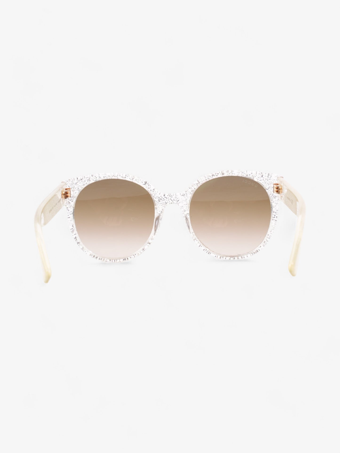 Gucci Glitter Sunglasses Silver Acetate 140mm