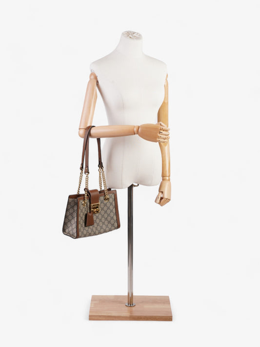 Gucci Padlock GG Supreme / Brown Canvas Small