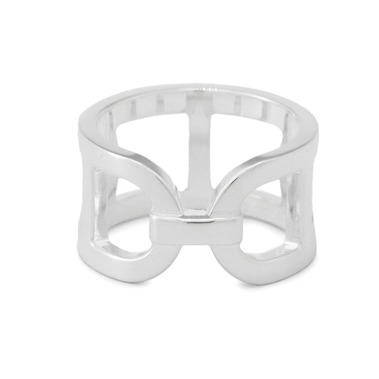HERMES Ever Chaine D'Ancre Ring Size MM/51 SV925