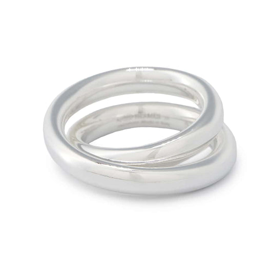 HERMES Ring Caba Cityslide clutchertige Size 55 SV925