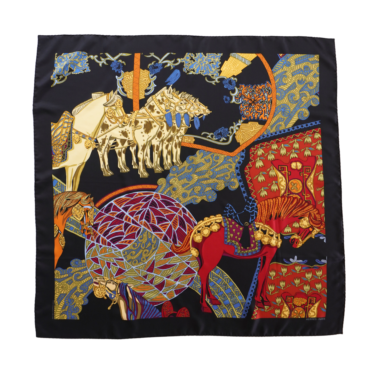 Hermes 'Art Des Steppes Details' Scarf