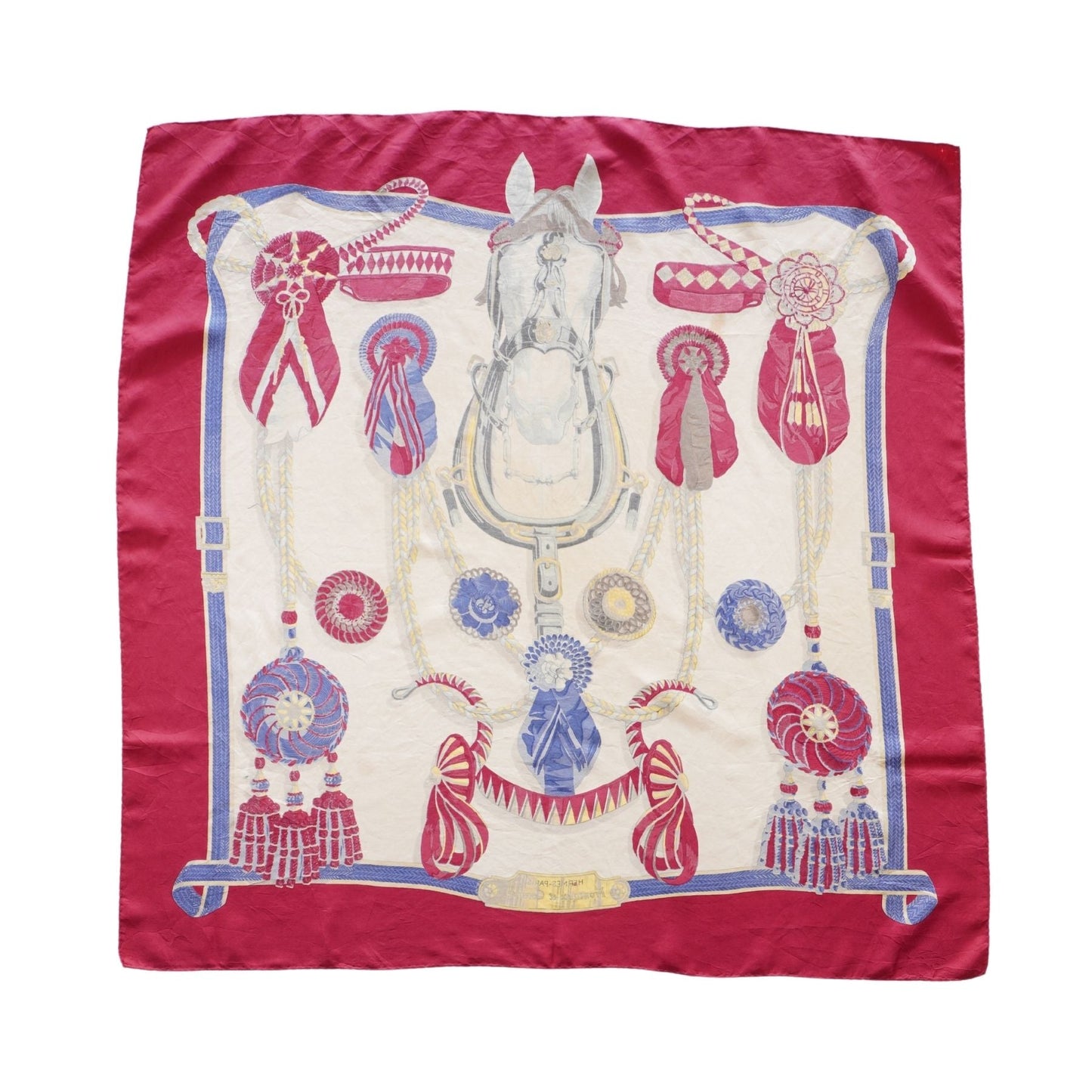 Hermes 'Frontaux et Cocardes' Scarf