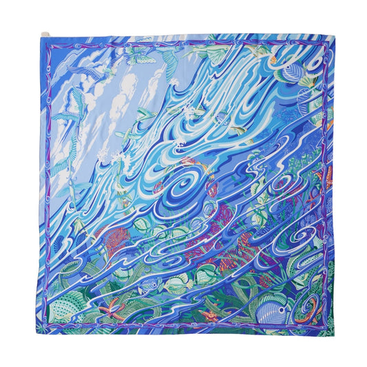 Hermes 'De la Mer au Ciel' Scarf