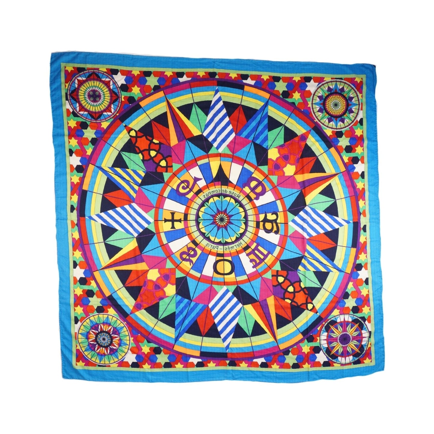 Hermes 'Rose de Compas' Shawl