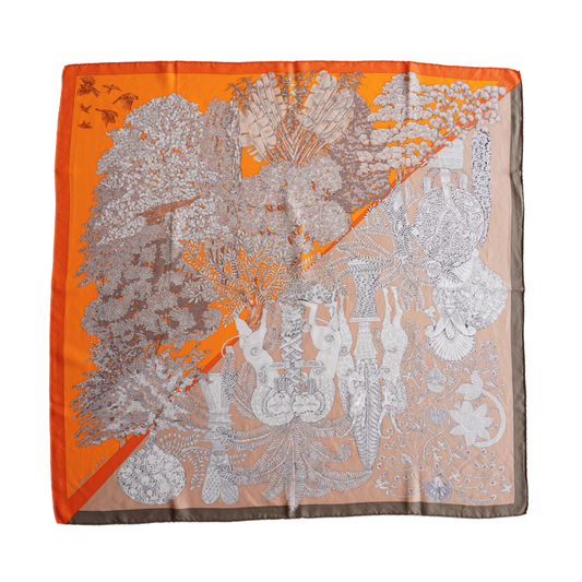 Hermes 'Les Legendes de L'Arbre' Scarf
