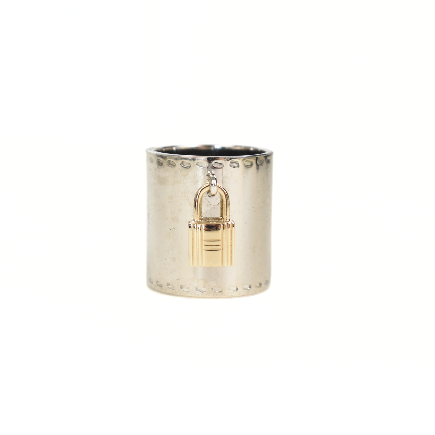 Hermes 'Cadena Charms Lock' Scarf Ring