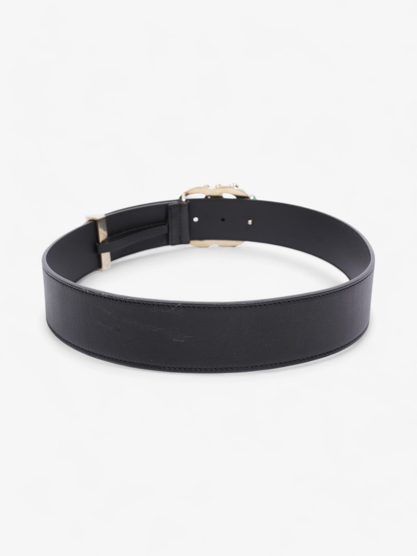 Gucci GG Marmont Crystal Belt Black / Gold / Multicoloured Leather 75cm / 30"