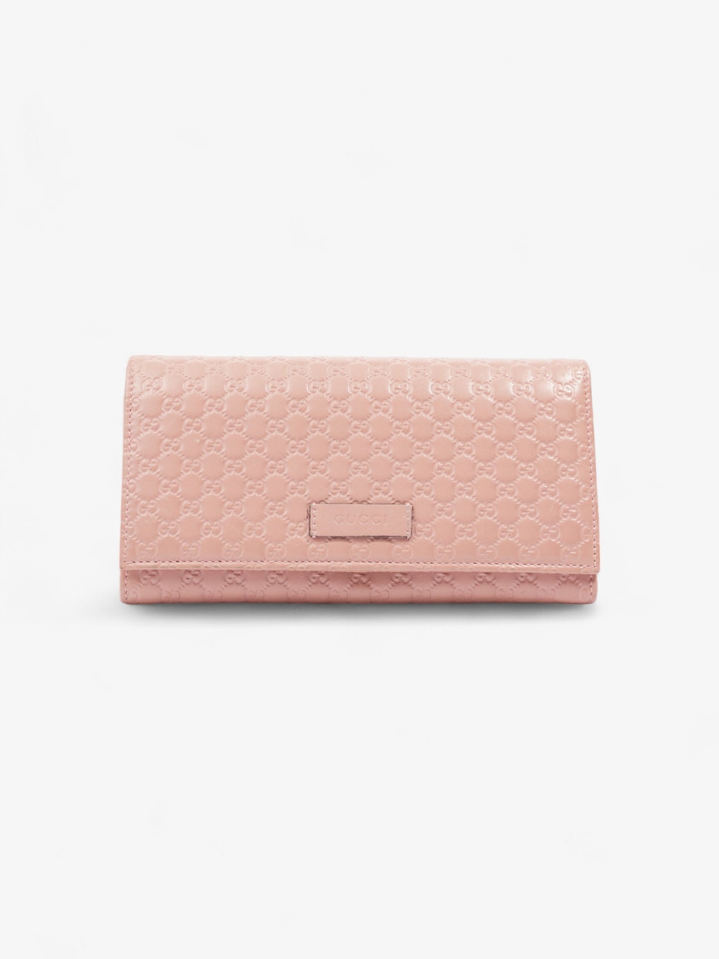 Gucci Continental Flap Wallet Pink Leather