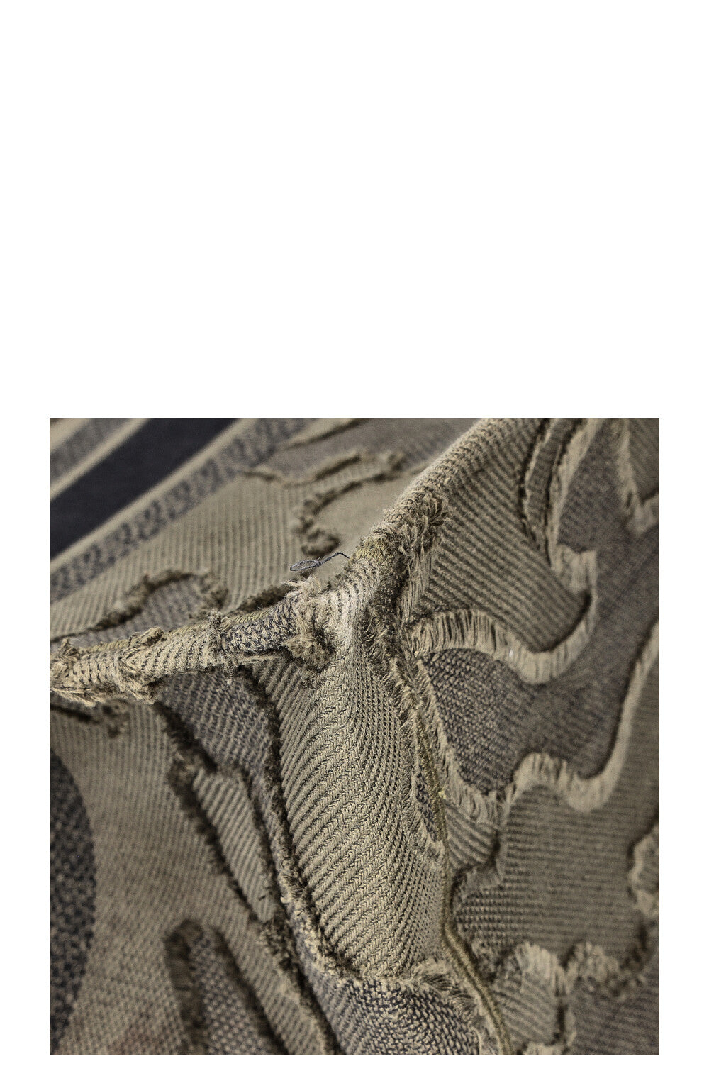 CHRISTIAN DIOR Large Book Tote Camouflage Embroidered Green