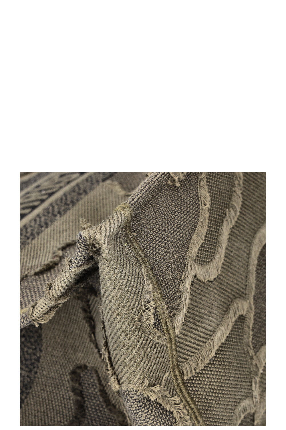 CHRISTIAN DIOR Large Book Tote Camouflage Embroidered Green