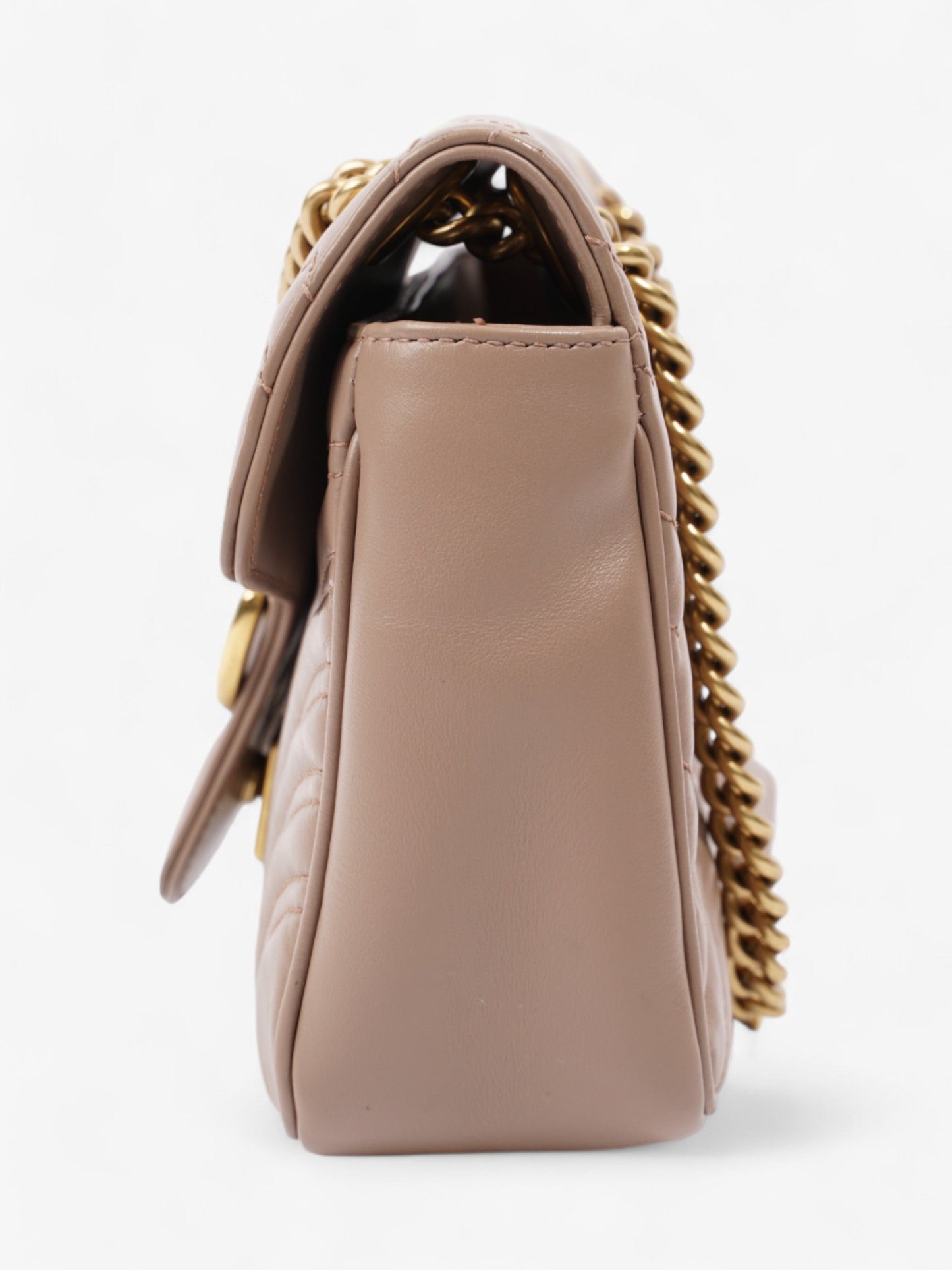 Gucci GG Marmont Dusty Pink Matelasse Leather Small