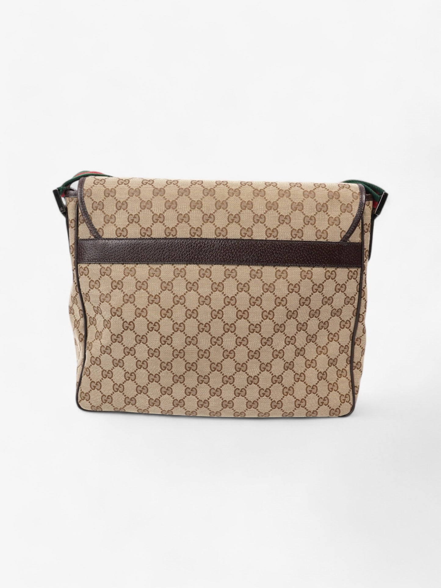 Gucci Messenger Bag Beige / Brown Canvas