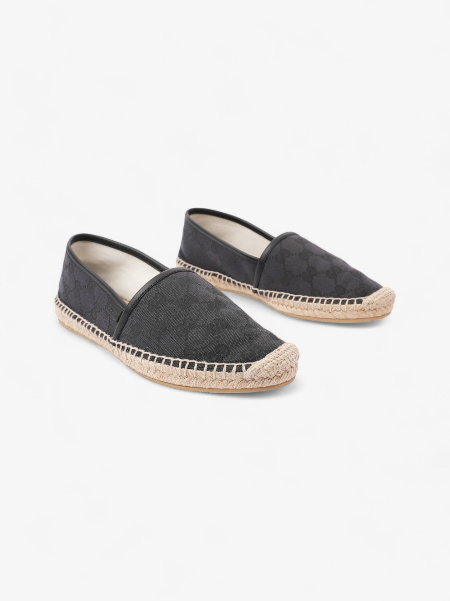 Gucci GG Espadrille GG Supreme / Black Canvas EU 37 UK 4