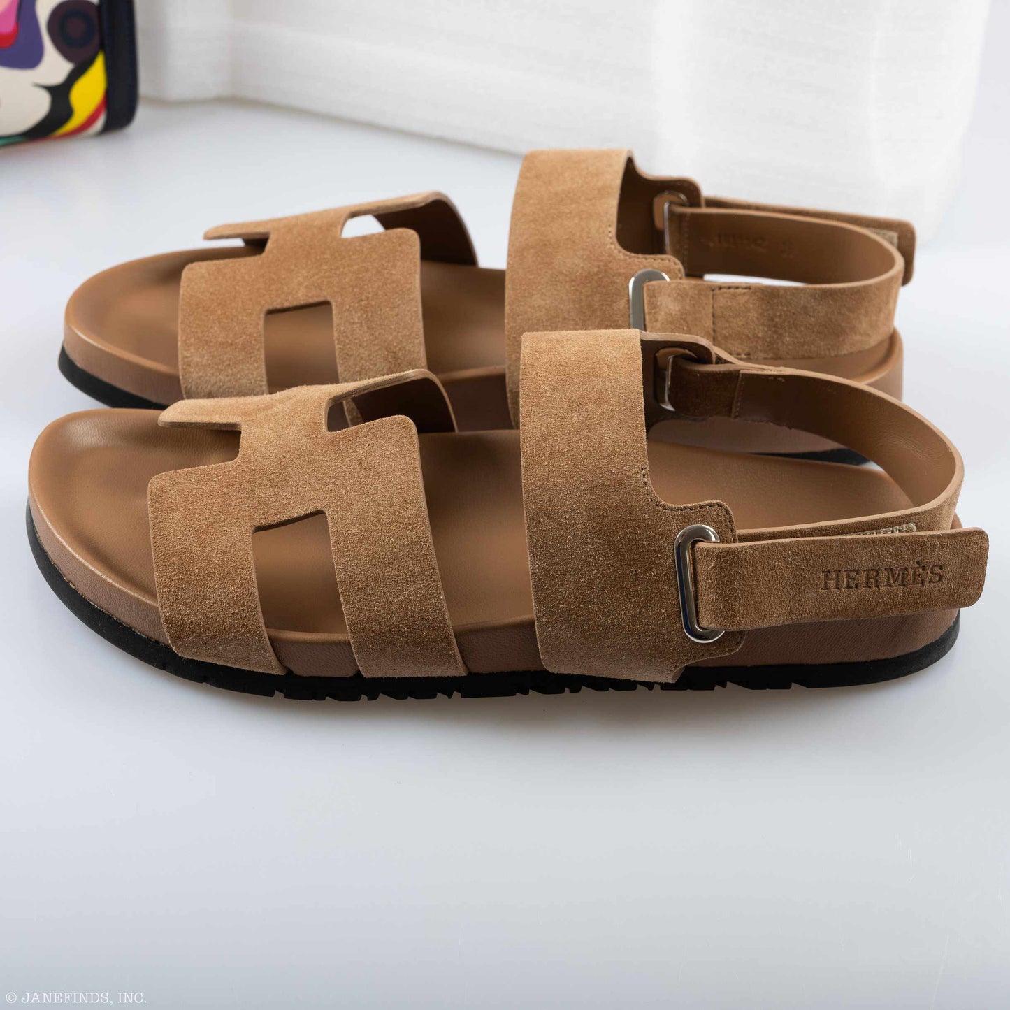 Hermès Suede Sandals Size 39