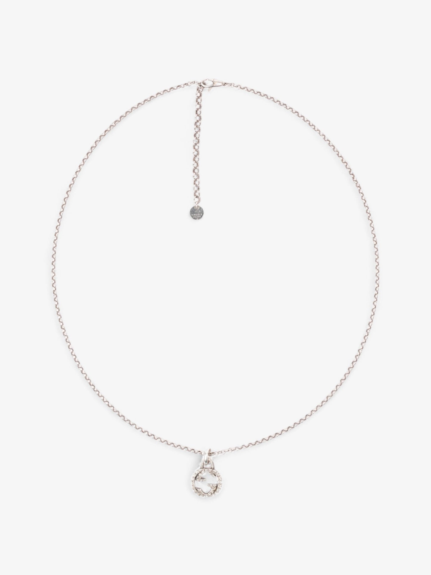 Gucci Interlocking G Necklace Silver Silver Sterling
