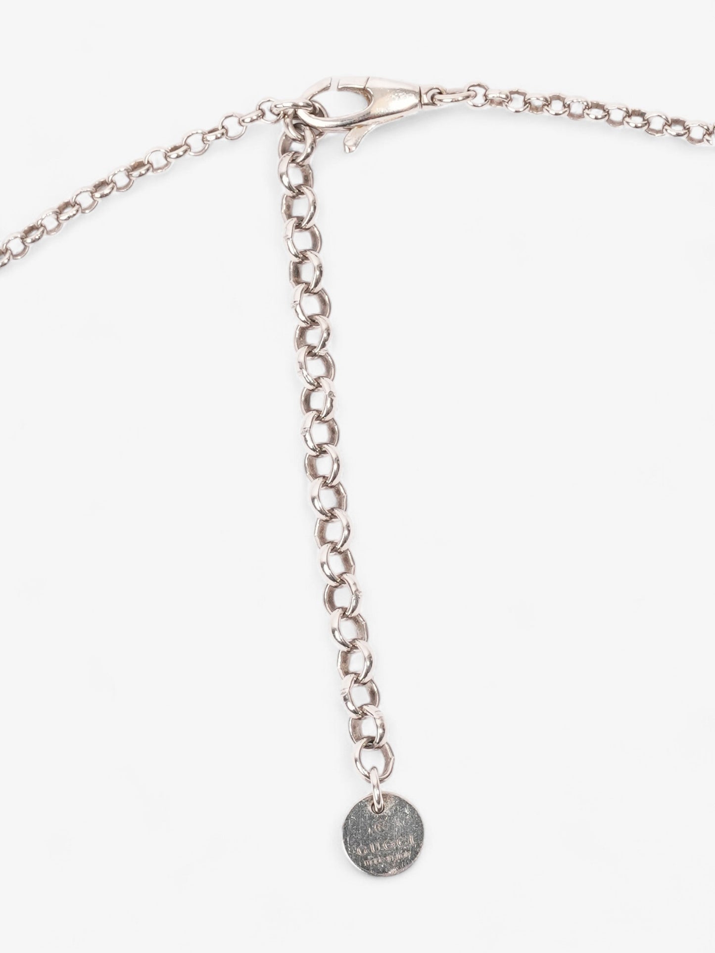 Gucci Interlocking G Necklace Silver Silver Sterling