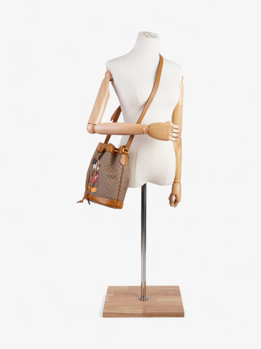 Gucci x Disney Bucket Bag GG Supreme / Tan Canvas