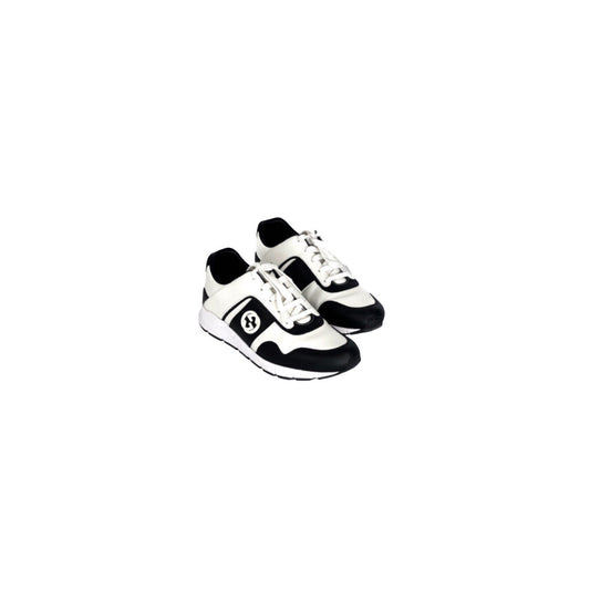 Gucci Calfskin Interlocking G Sneakers Black White Size 39