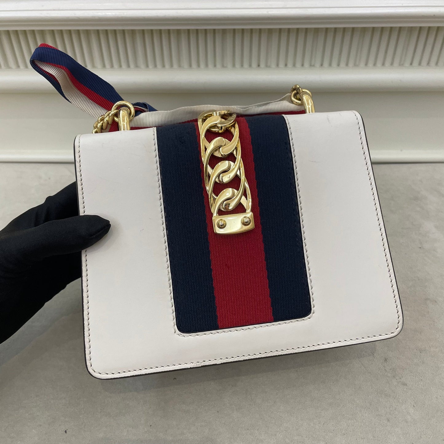 Gucci SyLouis Vuittonie Mini in White