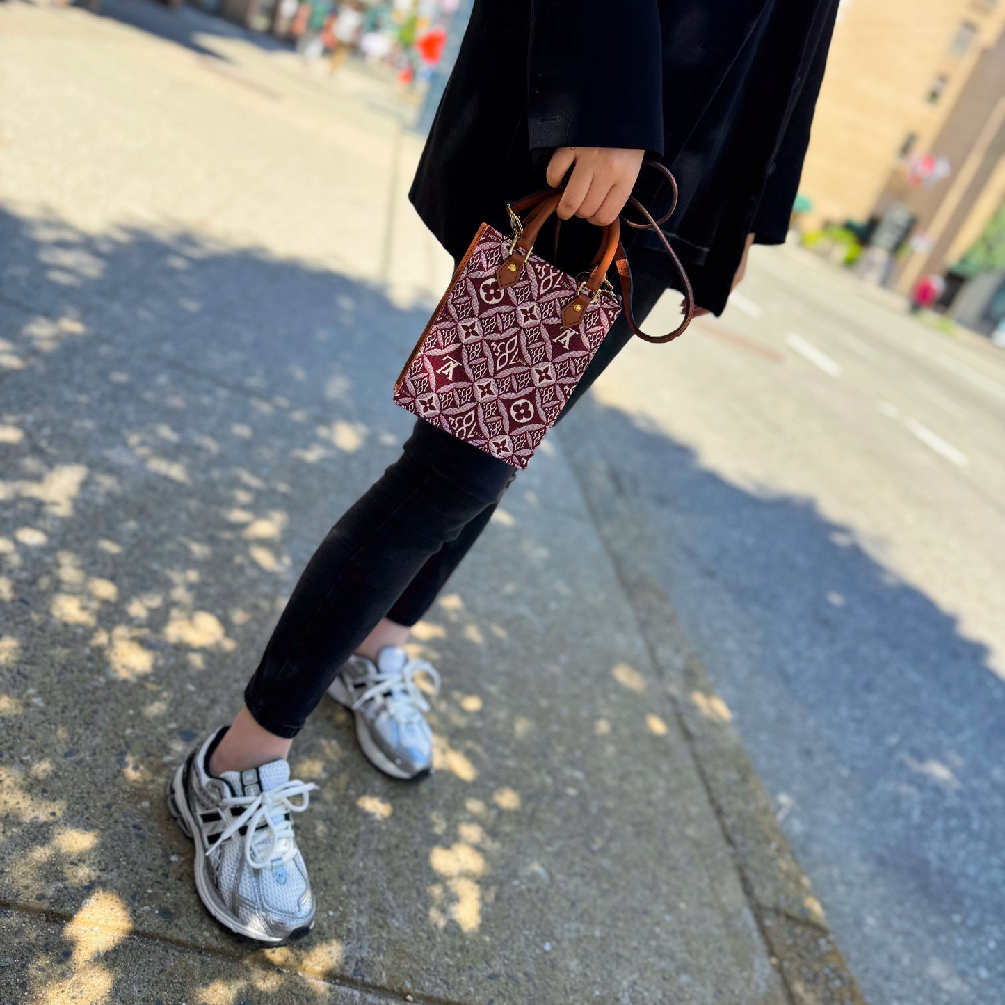 Louis Vuitton Red Since 1854 Petit Sac Plat Bag (year 2020)