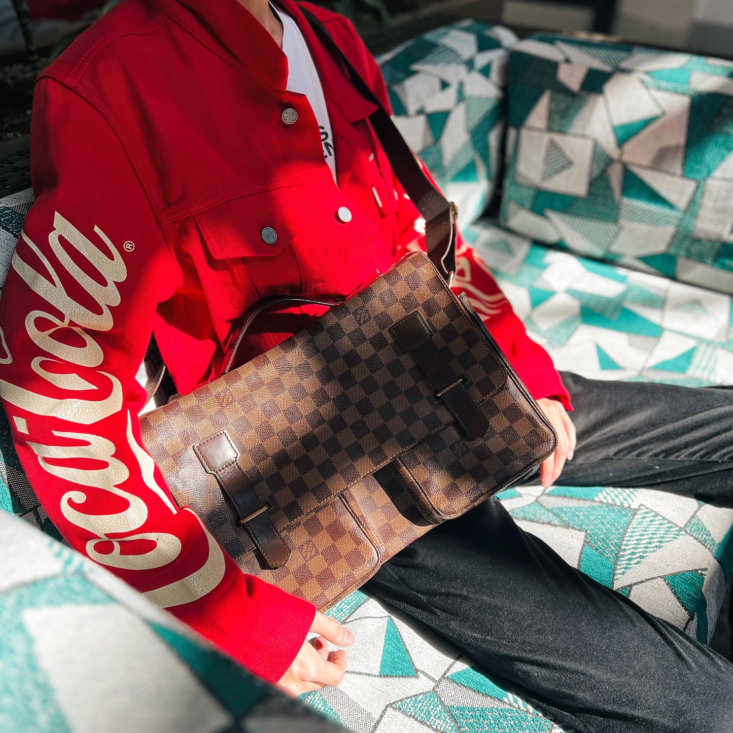 Louis Vuitton Damier ebène Broadway Messenger bag TWS