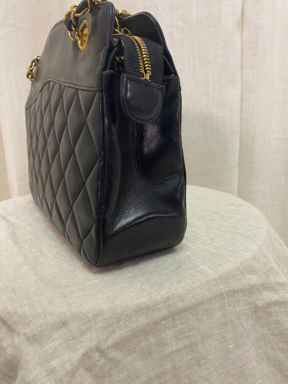 Chanel Vintage Quilted Lambskin Shoulder Bag