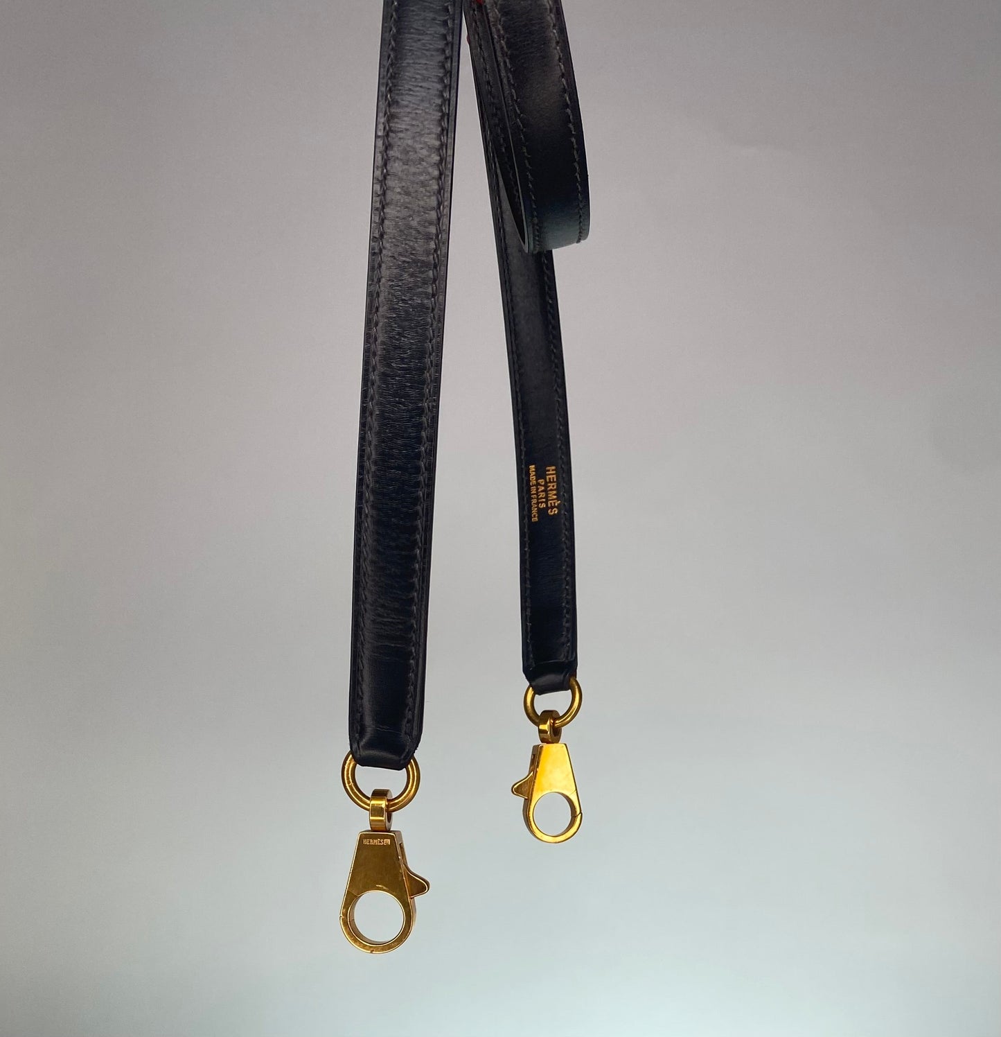 Hermes Vintage Kelly 32 Black Boxcalf Leather