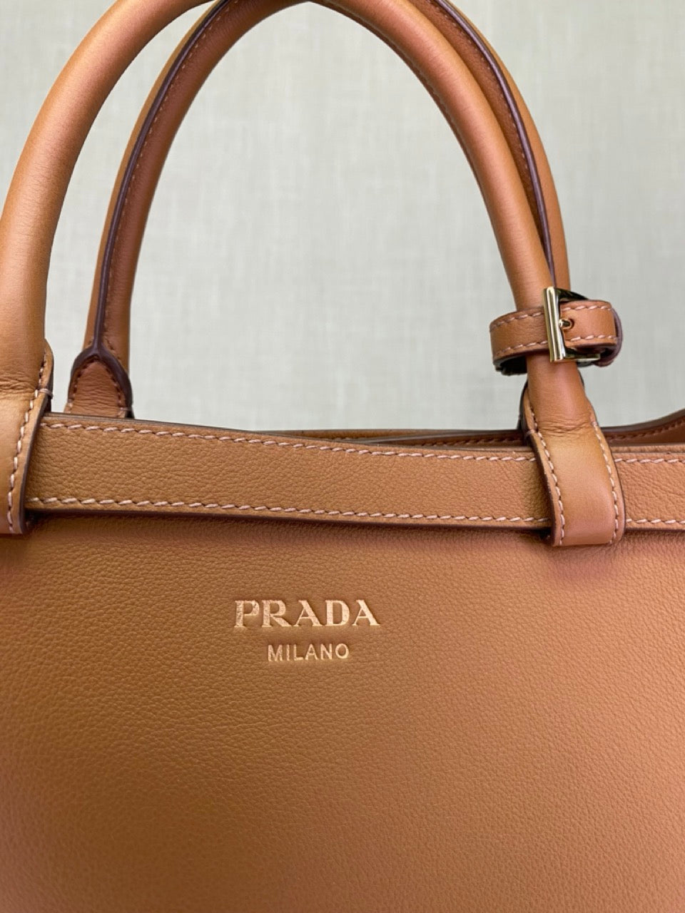 Prada Buckle Bag Medium Double Belt