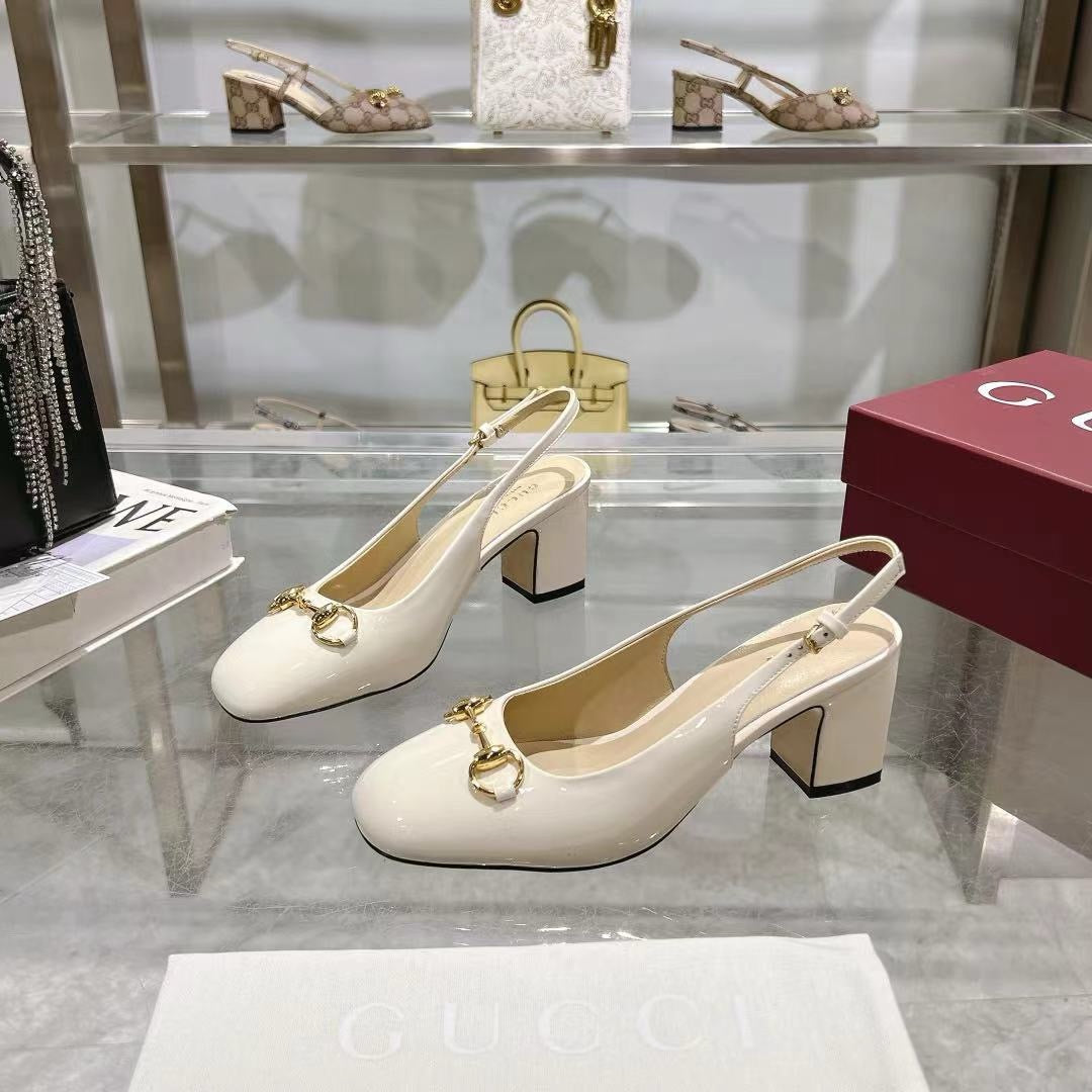 SE1602 Gucci Women's Horsebit Slingback / Size4-11