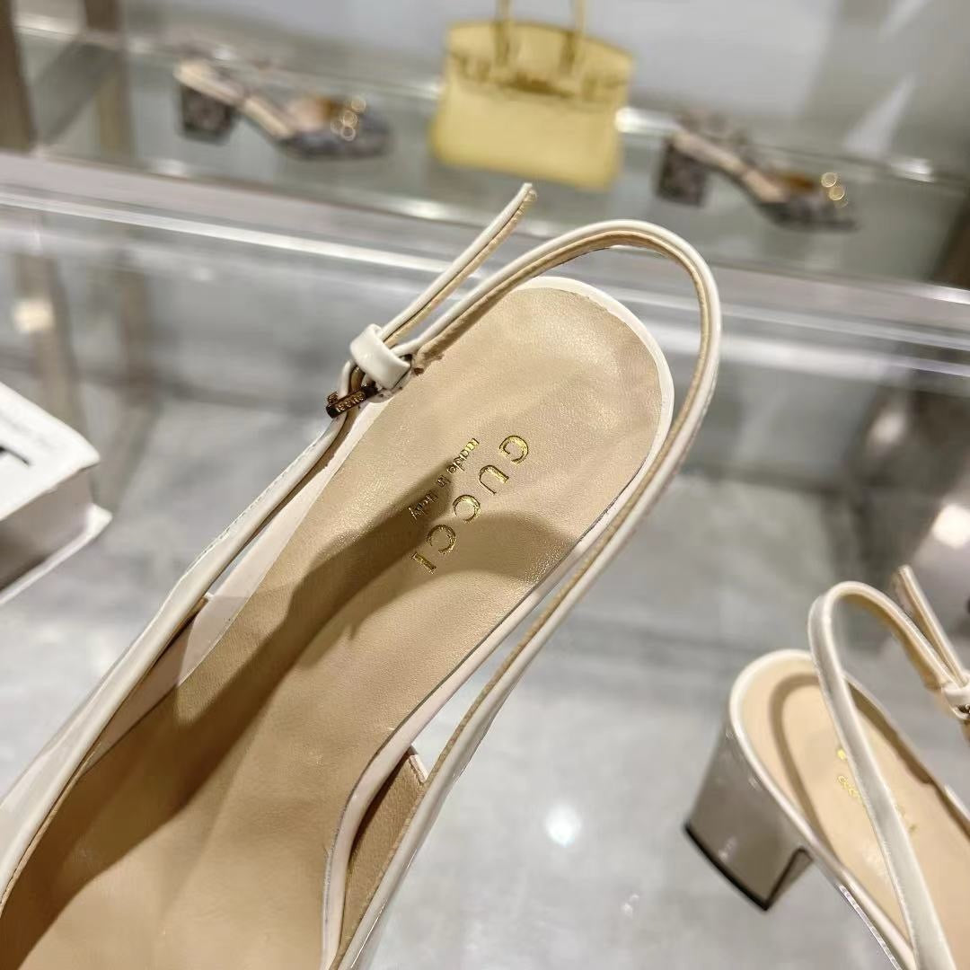 SE1602 Gucci Women's Horsebit Slingback / Size4-11