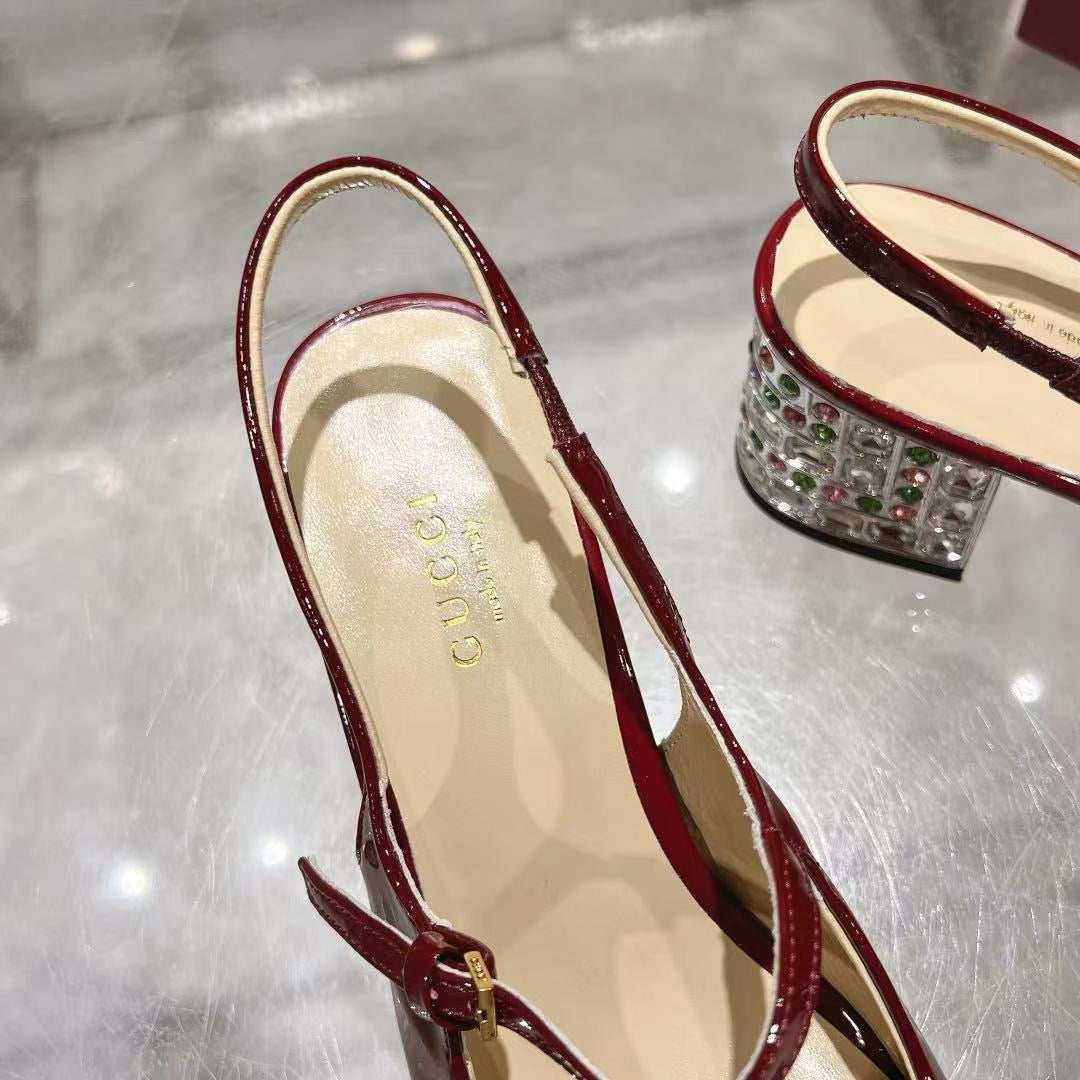 SE1603 Gucci Women's Horsebit Slingback / Size4-11