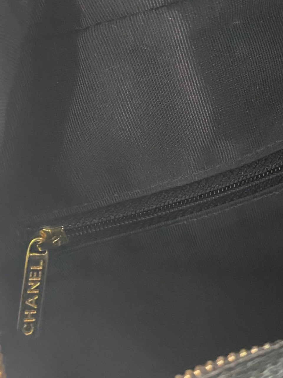 Chanel Vintage Caviar Bowler Top Handle Bag