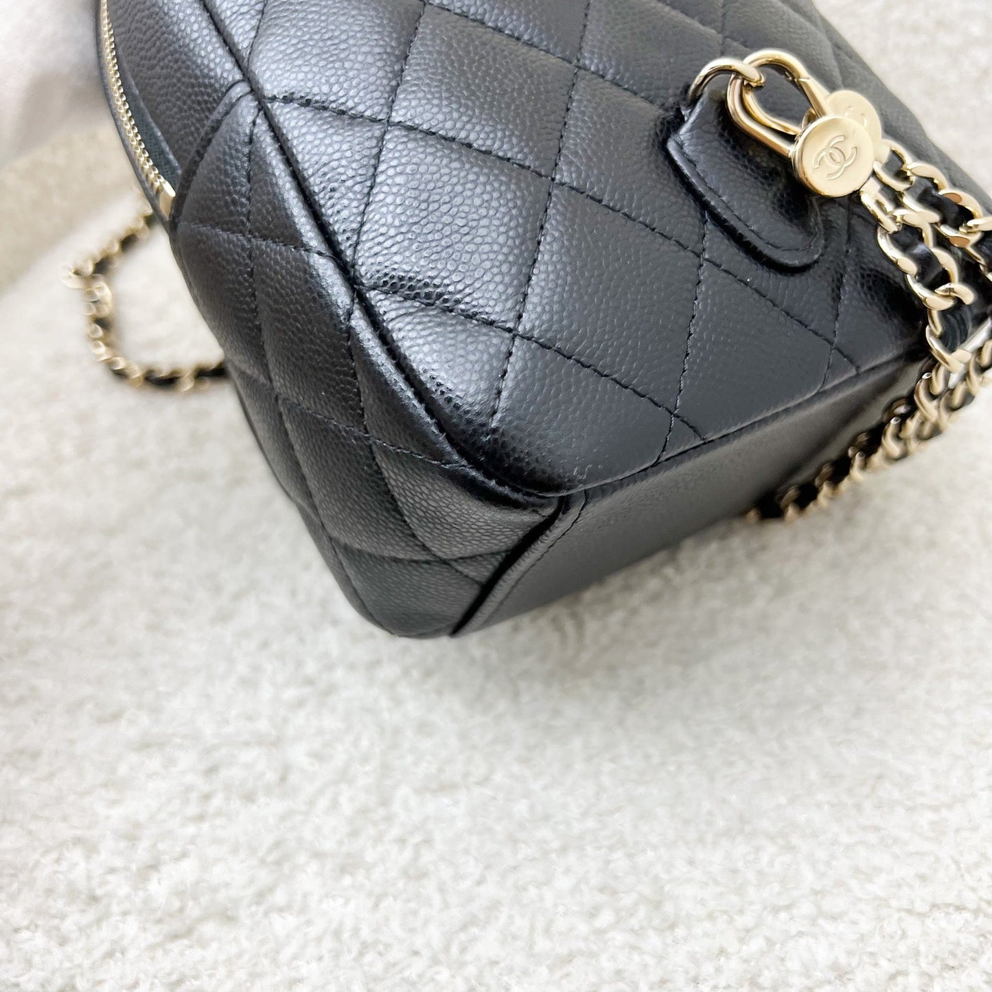 Chanel 24C Mini Backpack in Caviar and LGHW (Model: AP3753)