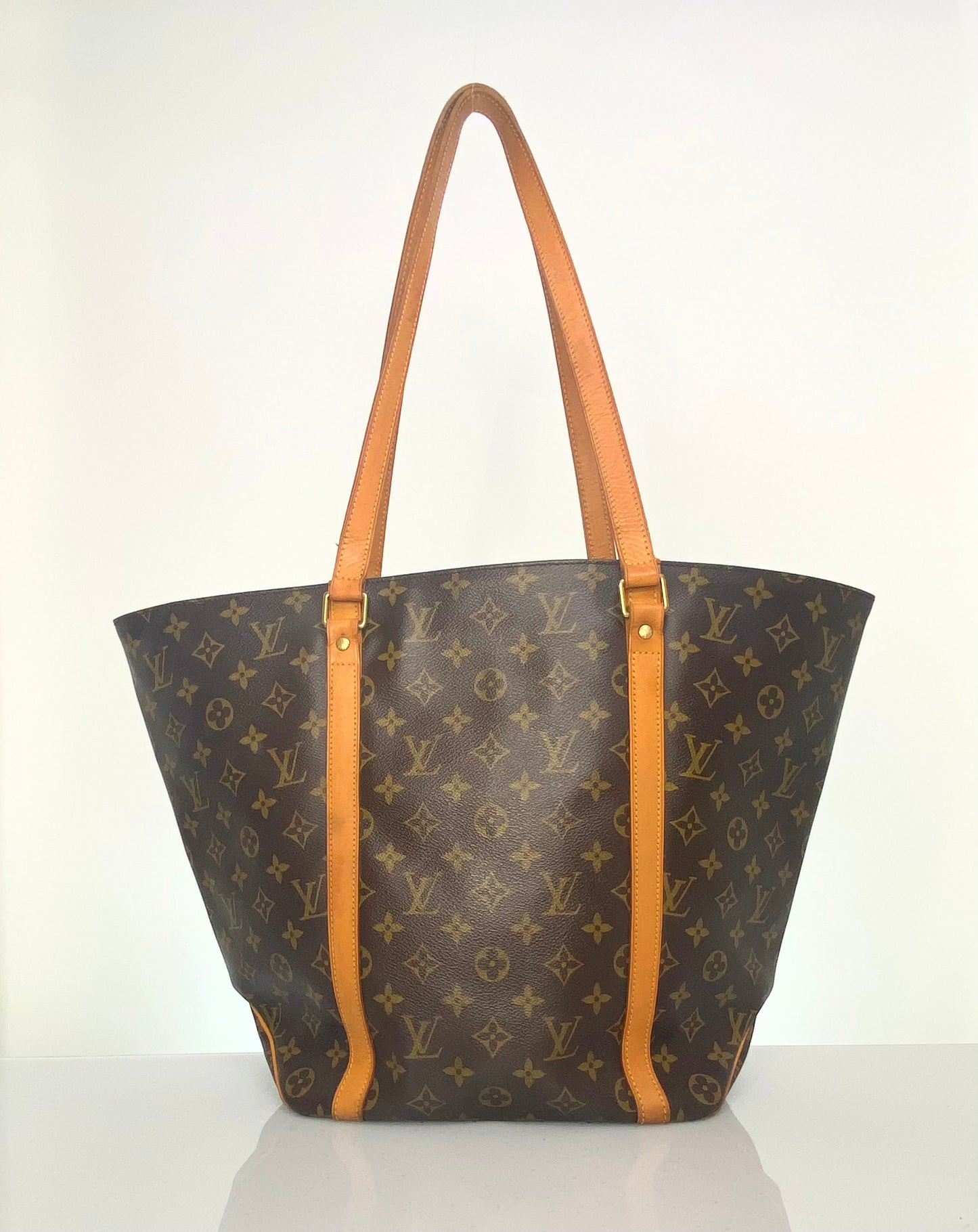 Vintage Louis Vuitton Monogram Sac Shopping Tote MM