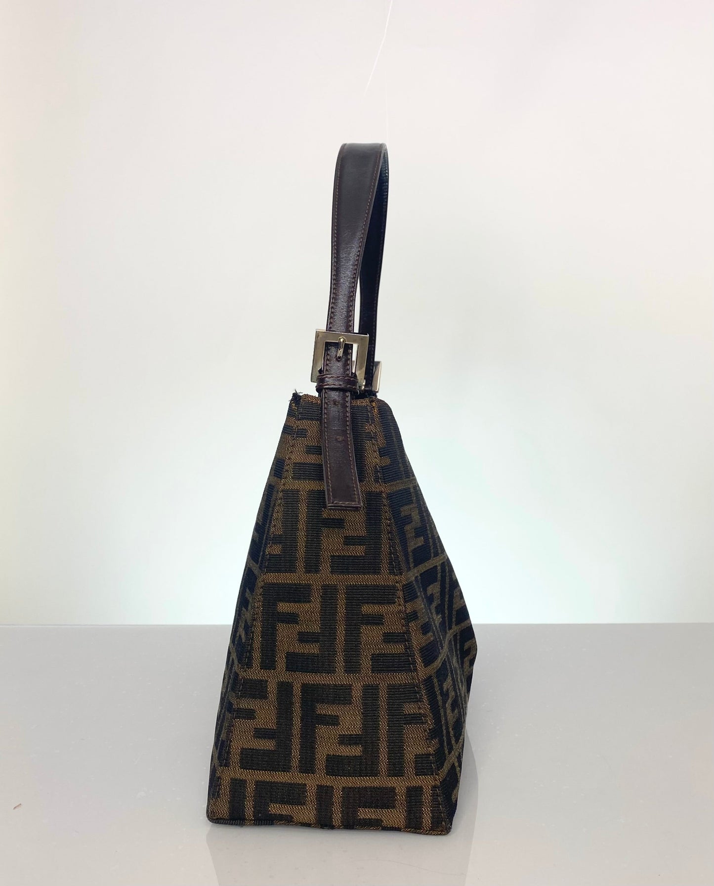 Vintage Fendi Zucca Shoulder Bag