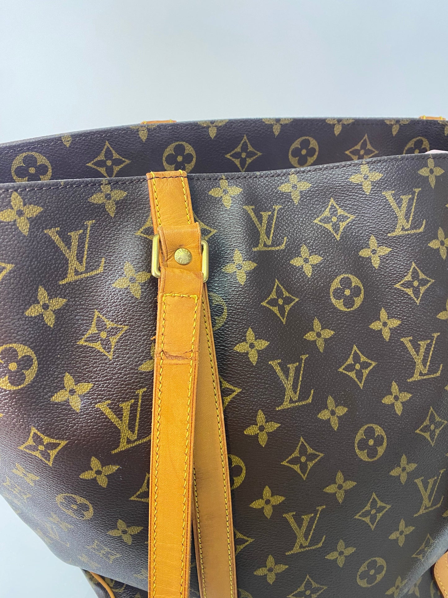 Vintage Louis Vuitton Monogram Sac Shopping Tote MM