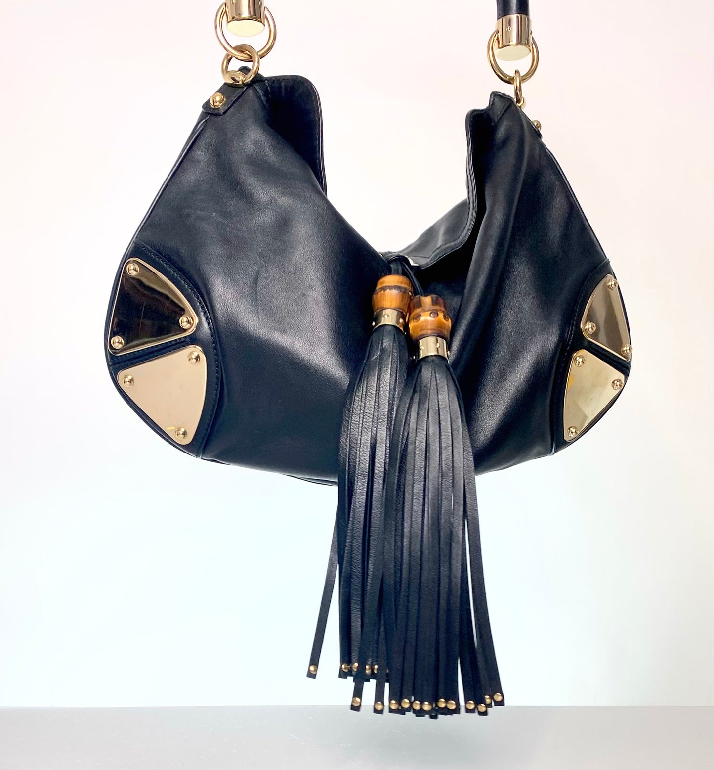 Preloved Gucci Leather Indy Hobo Bag