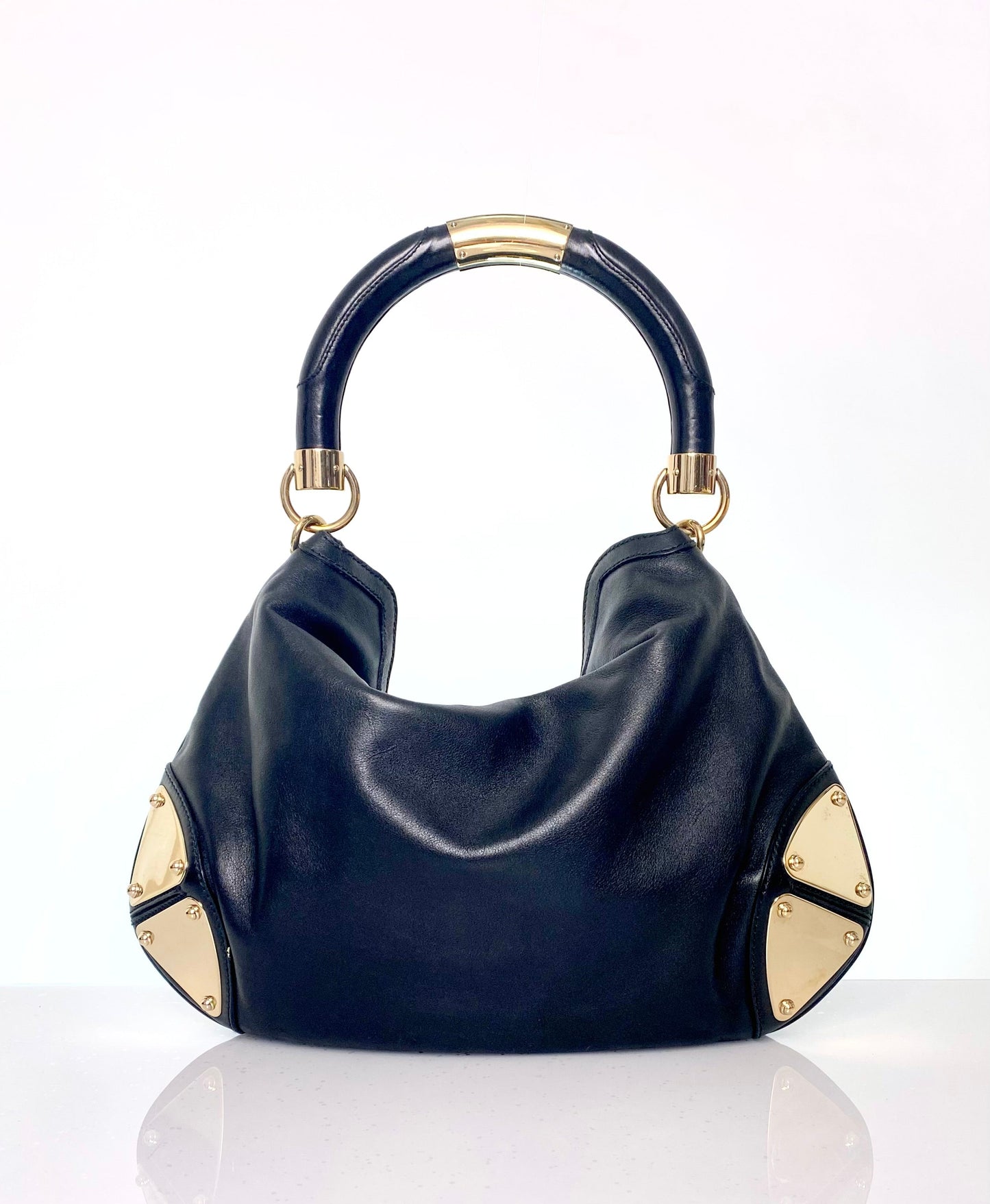 Preloved Gucci Leather Indy Hobo Bag