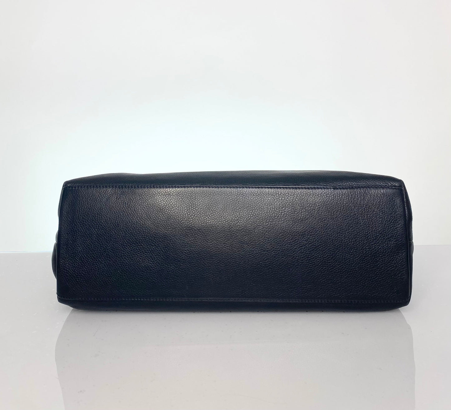 Vintage Chanel East West Double Top Handle Bag