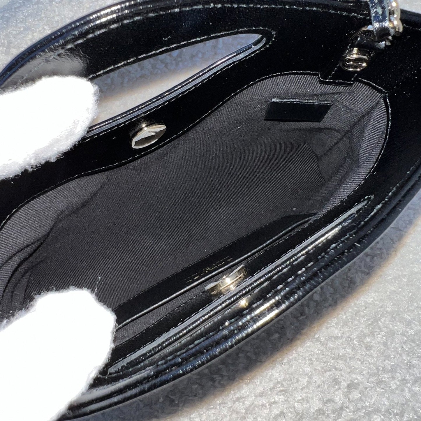 Chanel 31 Nano Shopping Bag in 25P Black Shiny Calfskin and LGHW (Model: AP3656)