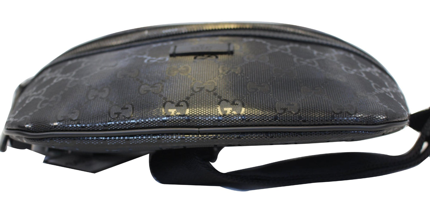 GUCCI GG Imprime Monogram Waist Bum Bag Black 233269