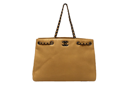 CHANEL Chanel Brown Caviar Leather Large Shopping Tote Bag | Havik Shop.com - Shop Now at Havik Shop.com