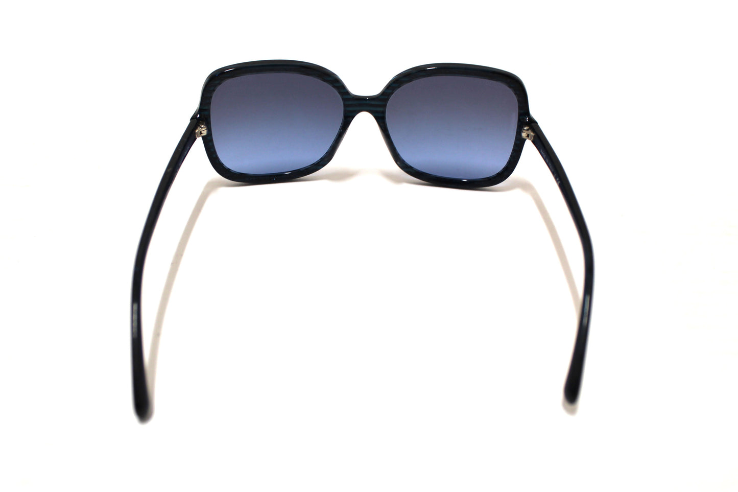 Chanel Blue Tortoise Square Sunglasses
