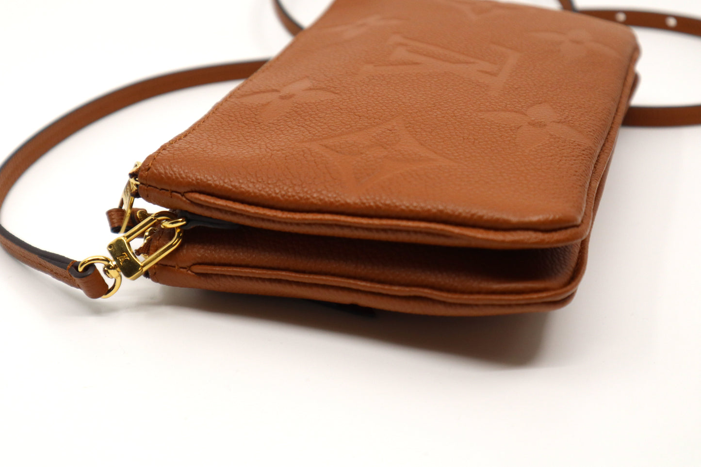 Louis Vuitton Giant Double Zip Pochette Caramel