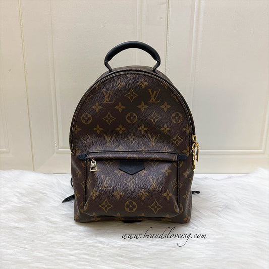 LV Palm Springs PM Backpack in Monogram Canvas and GHW