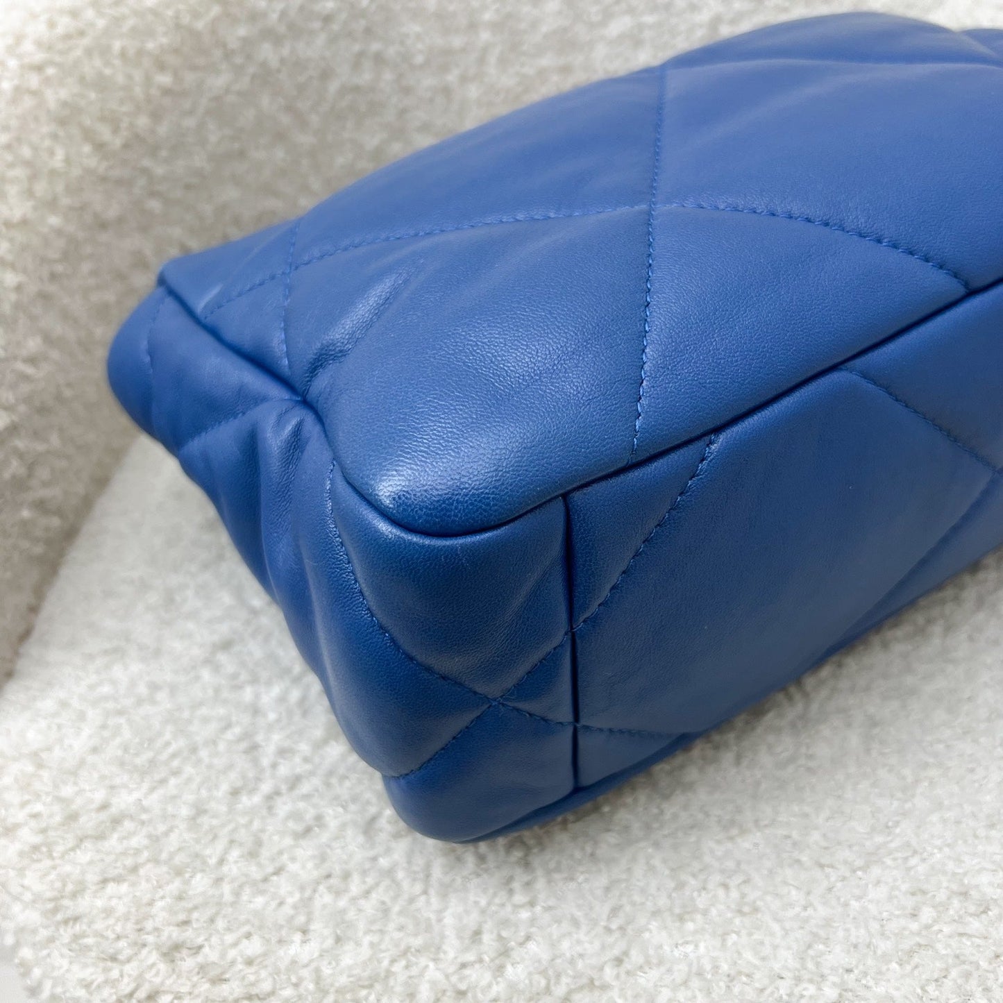 Chanel 19 Small Flap in 21C Blue Lambskin and 3-Tone Hardware